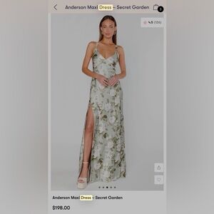 Show Me Your MuMu Floral Sage Maxi Dress